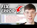 Fix Error MySQL Shutdown Unexpectedly In Xampp - Tutorial