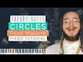 How to Play Post Malone - Circles Theory Notes Piano Tutorial