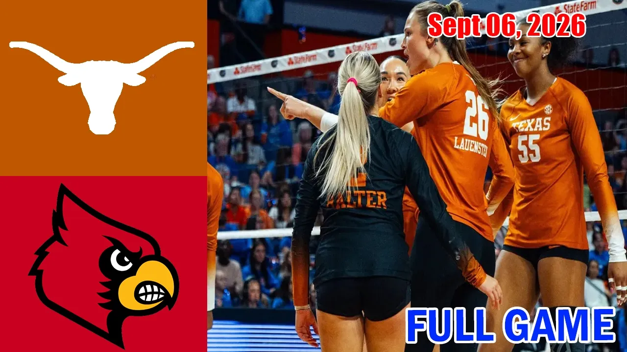 Texas vs Louisville FULL MATCH Sept 06, 2026 | NCAA Women's Volleyball Today