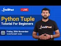 Python Tuple Python Tuple Tutorial Python Training Intellipaat