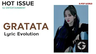 Download HOT ISSUE (핫이슈) 'GRATATA' Lyric Evolution MP3