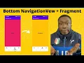 Implement Bottom Navigation view With Fragment In Java Android Studio 2022 Tutorial