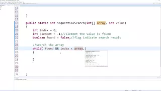 06 Java Sequential Search