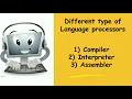Class 6 Unit 1 Part 2 Compiler interpreter assembler