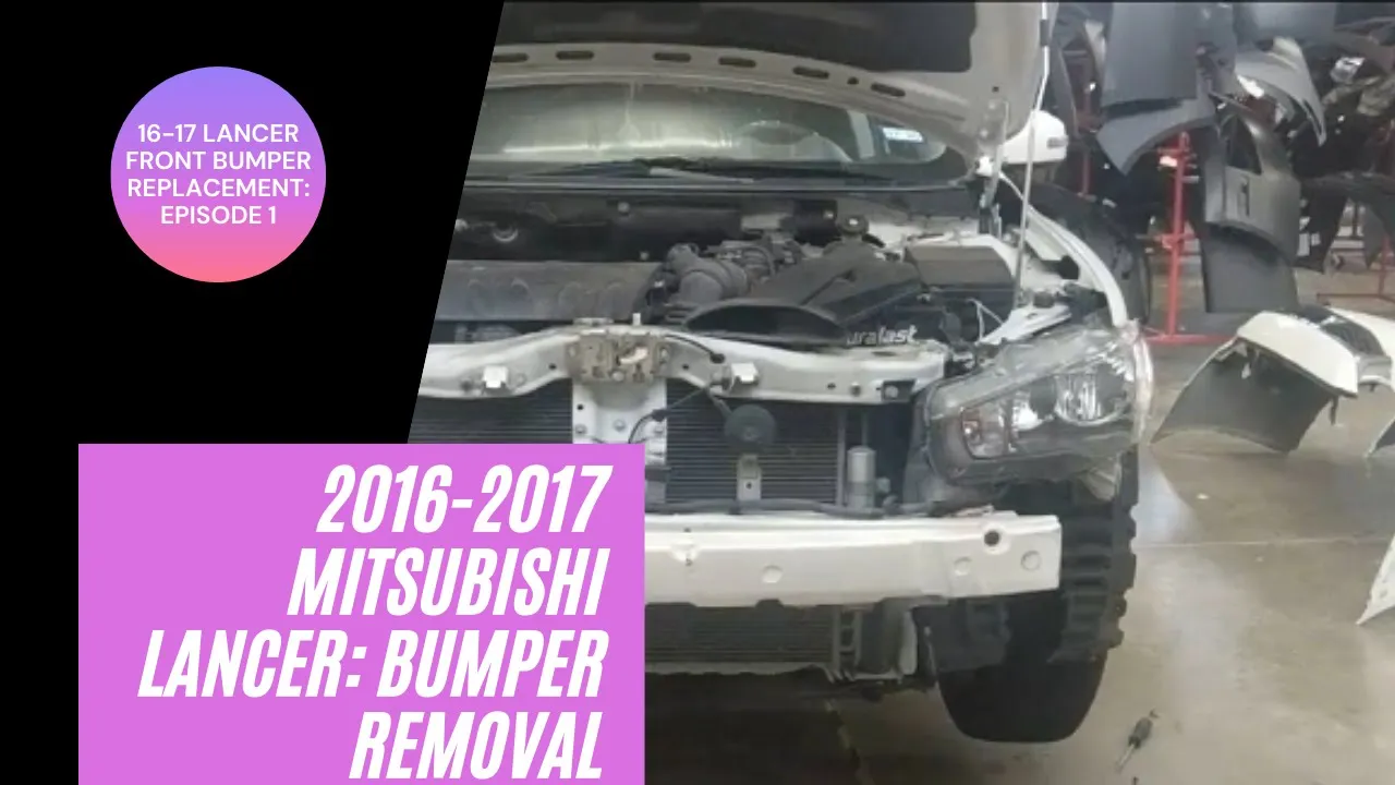 2016-2017 Mitsubishi Lancer : Painted Front Bumper Cover