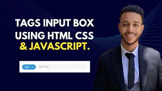Tags Input Box Using HTML CSS JavaScript