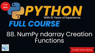 NumPy ndarray Creation Functions in Python NumPy Array