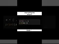 Can you crack this Python question