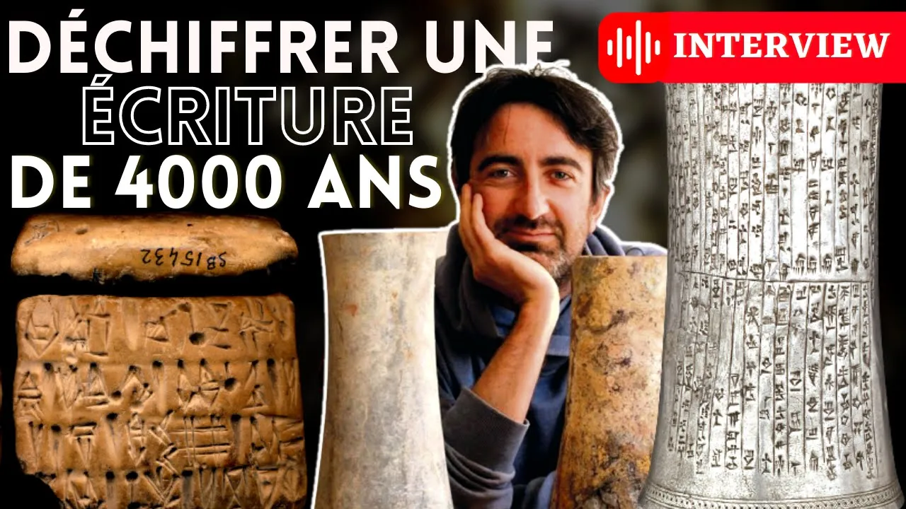DÉCHIFFRER UNE ÉCRITURE VIEILLE DE 4000 ANS avec François Desset [INTERVIEW]