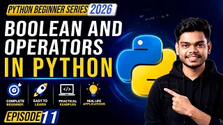 Python Boolean And Operators Explained In Tamil Python Beginner Series In Tamil 2026