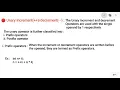 Unary Operators JAVA CLASS 8 ICSE
