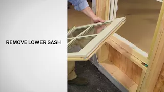 Sash Replacement on E-Series Double-Hung Windows Andersen Windows