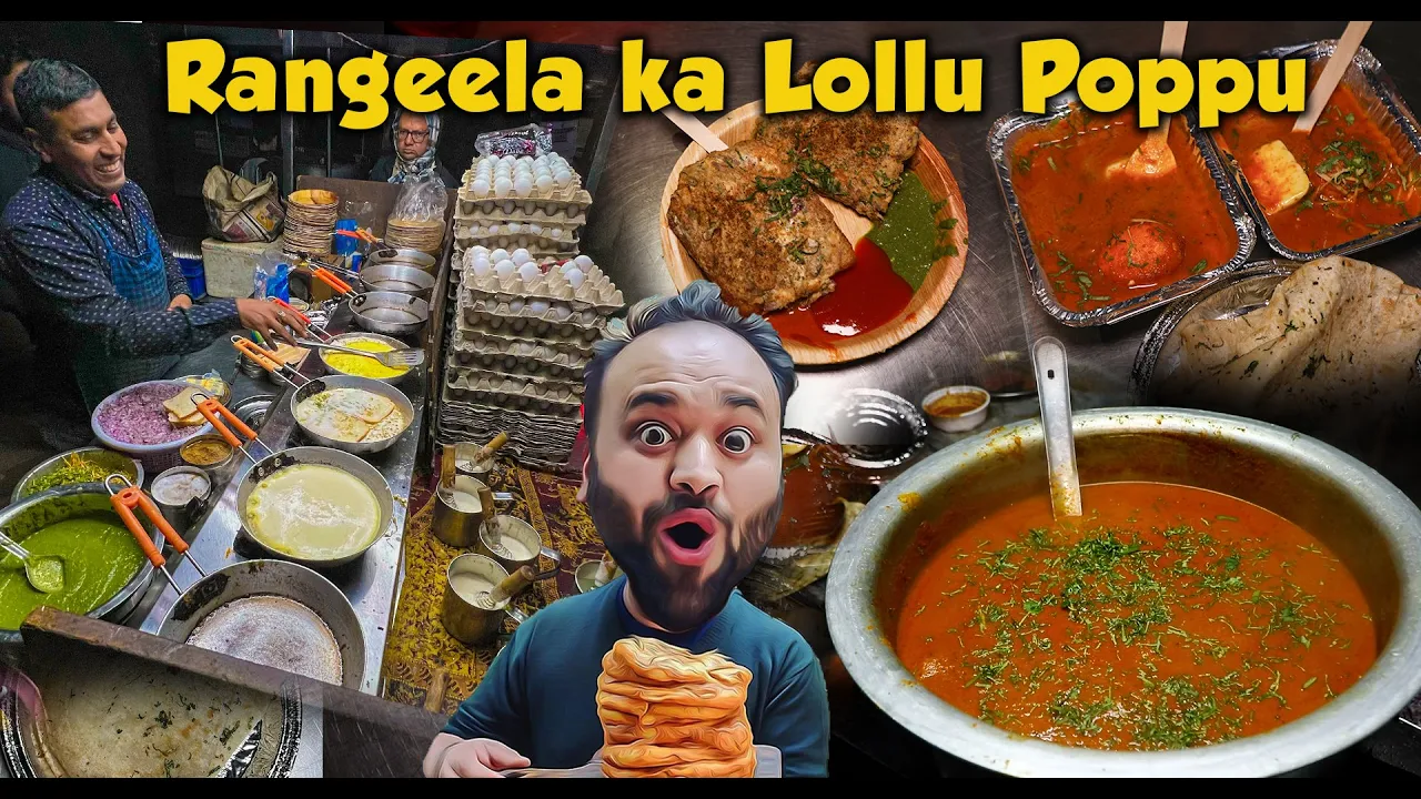 World Famous Lolo Popo Omelette And Egg Curry   Rangeela Egg Corner   Ghaziabad