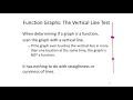Graphs as Functions The Vertical Line Test