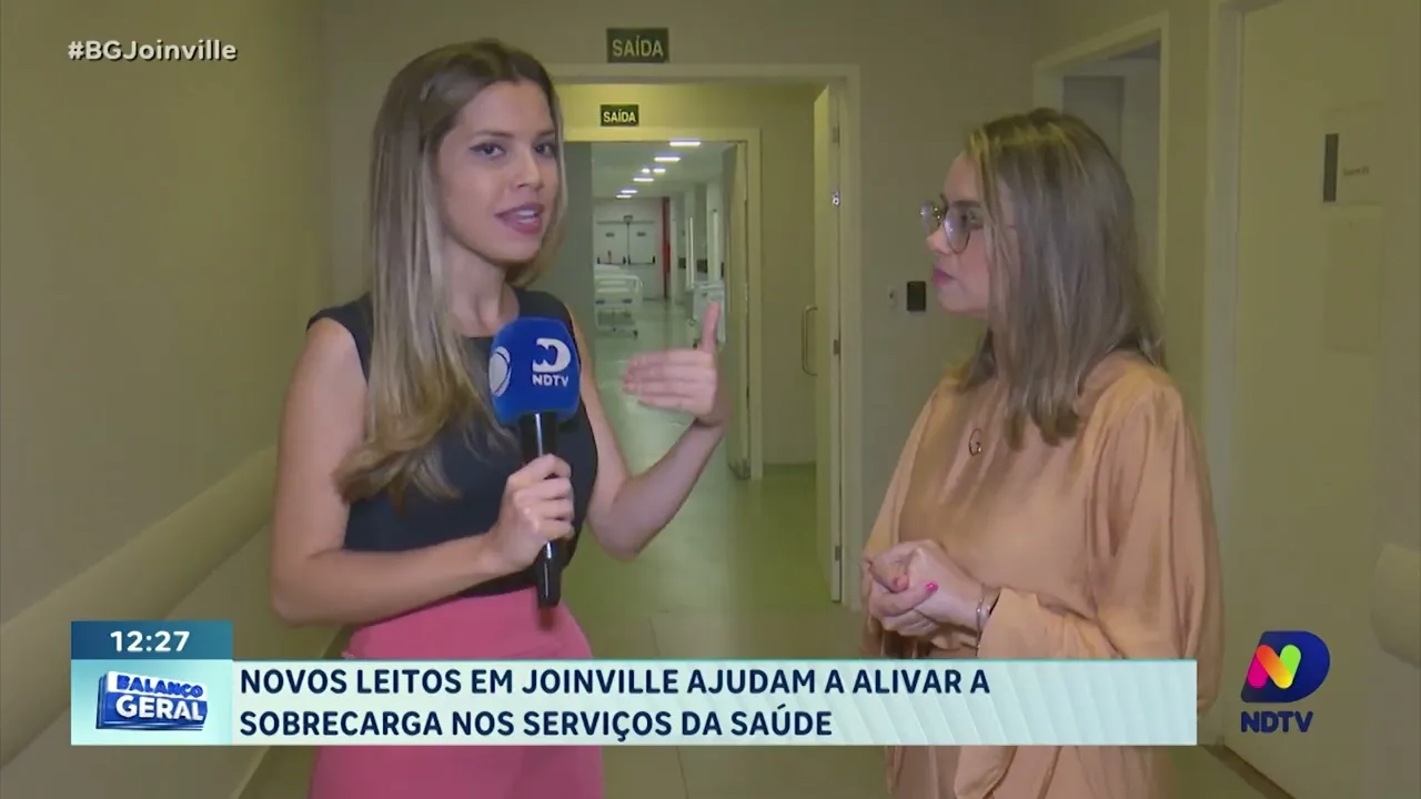 Novos leitos em Joinville ajudam a alivar a sobrecarga nos serviços da saúde
