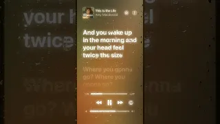 Amy MacDonald This Is The Life Aesthetic Lyrics Edit 