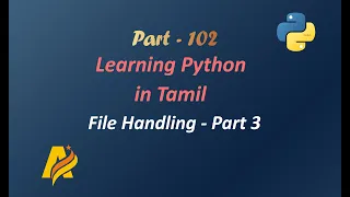 Python Programming in Tamil File Handling Part 3 readline method readlines method