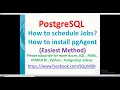 Postgresql Tutorials how to install pgagent in postgresql pgAgent Installation jobs in postgres