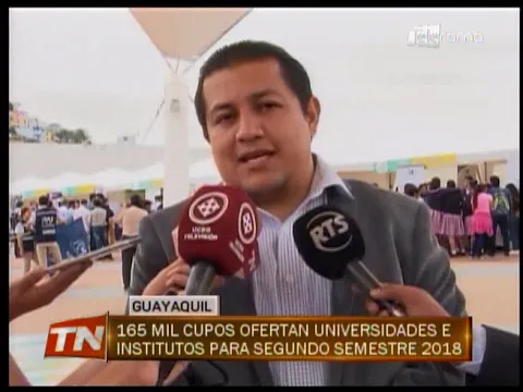165 mil cupos ofertan universidades e institutos para segundo semestre 2018