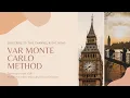 Calculate Value at Risk VaR in Python With the Monte-Carlo Method