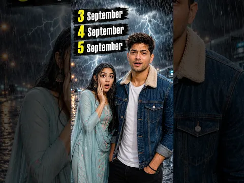 3, 4 & 5 September: Something BIG Is Coming! 🌧️⚠️ | Vishal horror | #shorts
