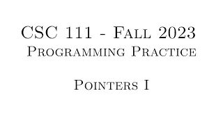 C Programming Practice Fall 2023 - 6 01
