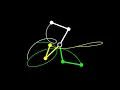 Double Pendulum Animation updated in gnuplot using Fortran90