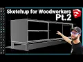 Modeling a Complete Project in Sketchup for Beginners Pt 2 - Sketchup for Woodworkers