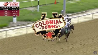 COLONIAL DOWNS RACE 3 ON - - 06 09 2025
