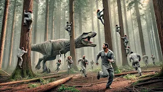 No Futuro, Condenados São Obrigados a Participarem de Jogo Infernal Com Dinossauros Na Floresta