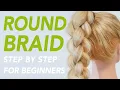 How To 4 Strand Round Braid For Beginners - Easy Step By Step
