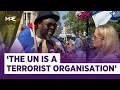 Download Lagu Pro-Israëlische demonstrant beweert dat de VN een 'terroristische organisatie' is