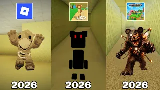 Super Bear Adventure Vs  Minecraft Vs Roblox New map Backrooms Best 2026 Gameplay