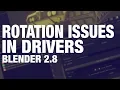 Driver Rotation Issues Blender Drivers Master Class