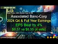 Associated Banc-Corp ASB 3 9B - 2024 Q4 Full Year Earnings Analysis