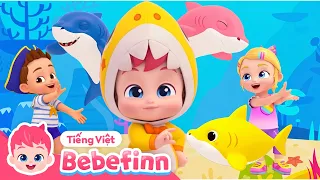 Nào chạy mau! Halloween Doo Doo Doo🎃|Cá Mập Con|+Tuyển tập|Bebefinn Tiếng Việt - Nhạc thiếu nhi