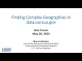 U S Census Bureau GeoForum - Day 2 Part 2