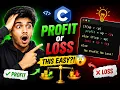C Program to Calculate Profit and Loss Using If Else Statement