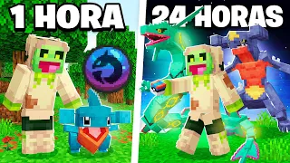 Pase 24 HORAS como Entrenador de POKÉMON DRAGÓN en Minecraft Pokémon (Cobblemon 1.7)