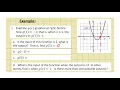 Notes Reading Graphs using Function Notation