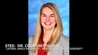Lateral Ankle Instability - Who Actually Needs Surgery