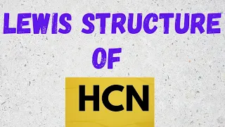 Lewis structure of HCN Chemical Bonding Class 11 chemistry