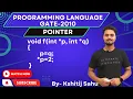 Programming Language GATE - 2010 Problem Solution