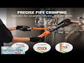 VEVOR Copper Pipe Crimping Tool Hydraulic Driven Press Tool with 1 2 3 4
