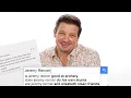 Jeremy Renner Answers The Web s Most Searched Questions WIRED