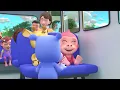 Wheels on the Bus (Farm Animals Version) | Almama Kids Songs & Nursery Rhymes