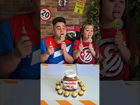 QUEM GANHOU A NUTELLA??? #shorts #shortvideo