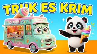 Lagu Anak: Roda Truk Es Krim Berputar | Kartun Animasi Anak & Lagu Pengantar Tidur / Belajar