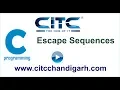 Tutorial on Escape Sequences in C language