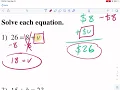 Kuta Tutorial one-step equations